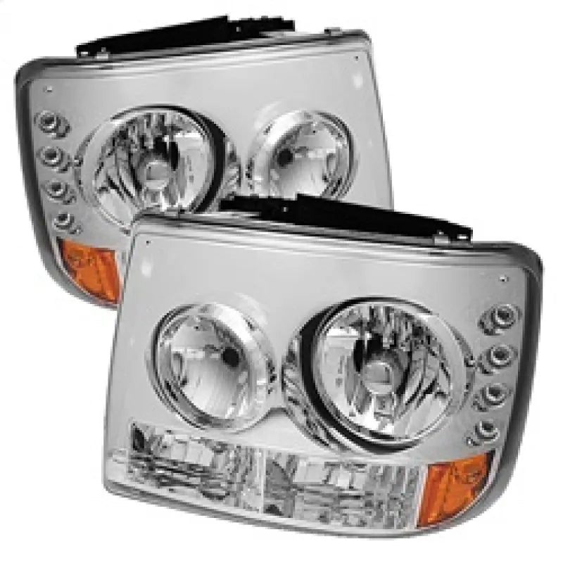 SPYDER silver headlights