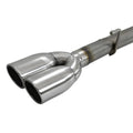 aFe cat-back exhaust close-up