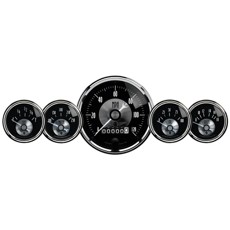 AutoMeter black auto part