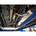 aFe cat-back exhaust close-up