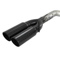 aFe cat-back exhaust close-up