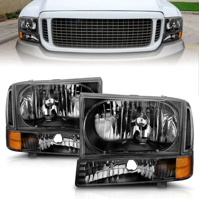 ANZO black headlights