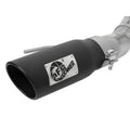 aFe cat-back exhaust installed view