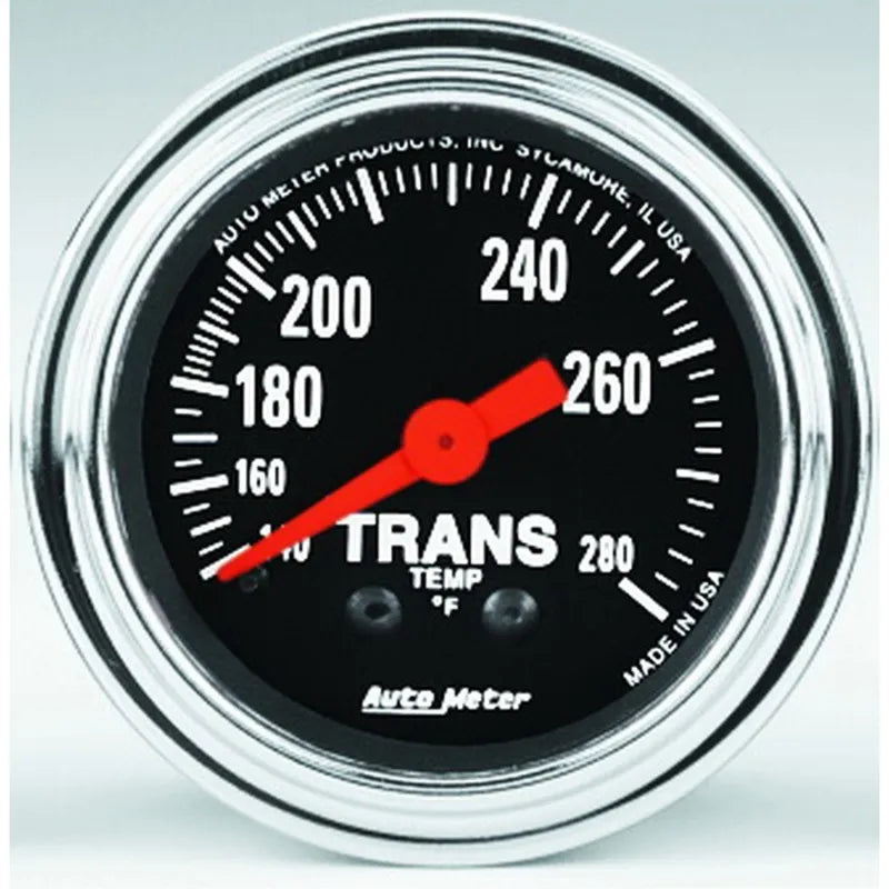AutoMeter chrome gauge