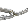 aFe cat-back exhaust detail