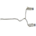 aFe cat-back exhaust close-up
