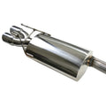 aFe cat-back exhaust detail