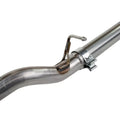 aFe cat-back exhaust close-up