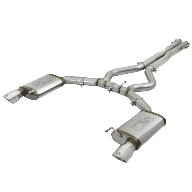 aFe polished cat-back exhaust