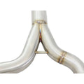 aFe cat-back exhaust installed view