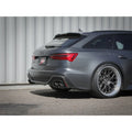 aFe cat-back exhaust installed view
