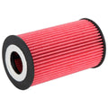 K&N Engineering oil filter installed view