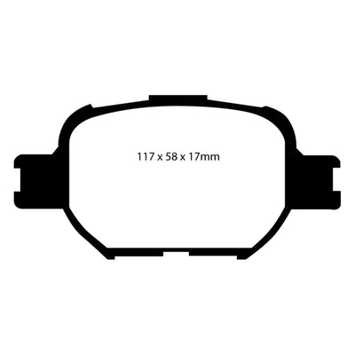 EBC red auto part
