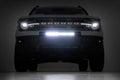 20 Inch Black Series LED Light Bar | Single Row | Amber DRL