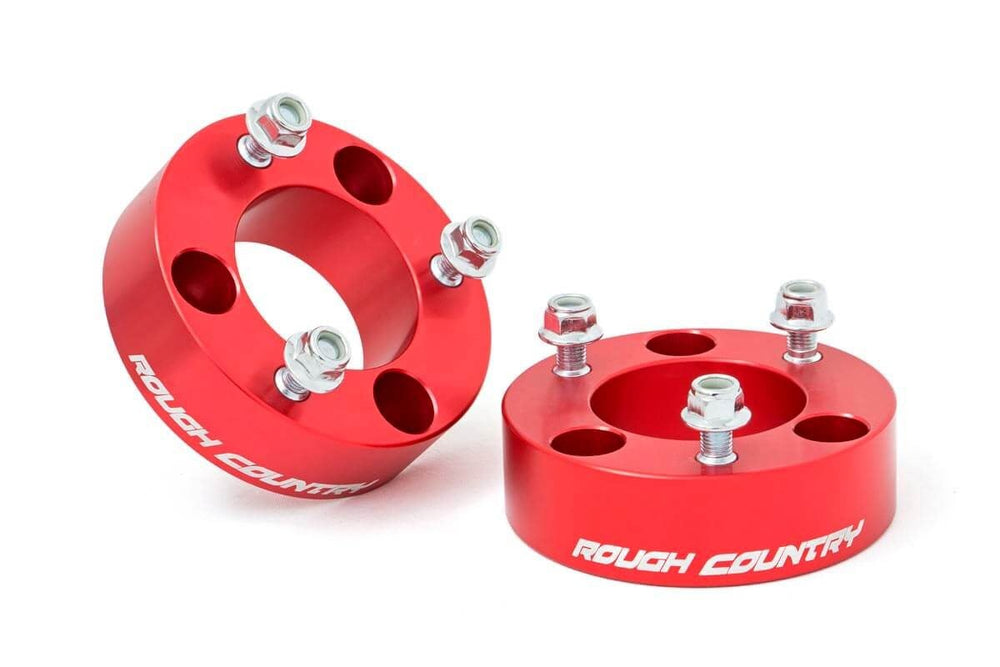 2.5 Inch Leveling Kit | Red Spacers | Nissan Frontier (05-26)/Xterra (05-15)