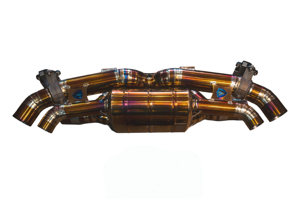 Porsche 992 911 Carrera,Turbo  3.8L, Catback, Grade 5 Titanium, Titanium 4" Tips