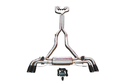 BMW G05 X5 4.4L Catback, T304 SS, Reuses OEM Style Tips