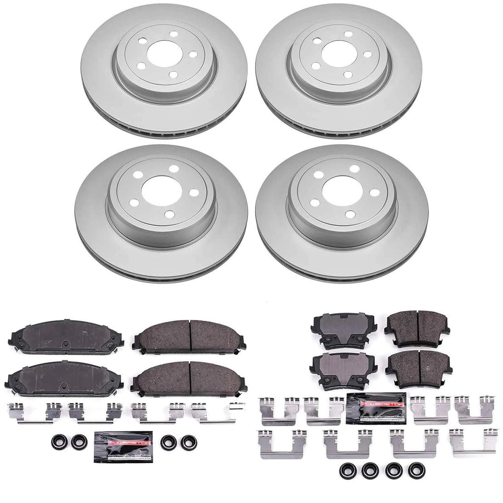 Power Stop Z23 COATED BRAKE KIT CPK2853-23